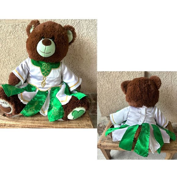 Build A Bear Thin Mints Teddy Bear Irish Dancing Girl Dress Girl Scouts … - Picture 2 of 12